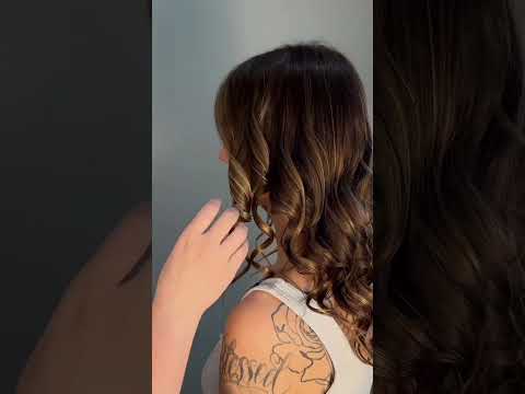 New Short-ASMR Hair Curling and Styling 🩷 #asmr #asmrsounds #asmrhair #asmrtingles #asmrhaircurling