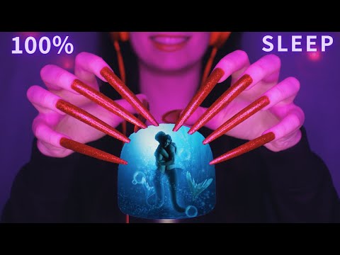 Asmr Mic Scratching - Brain Scratching | Hypnotic Asmr No Talking for Sleep with Long Nails 1H