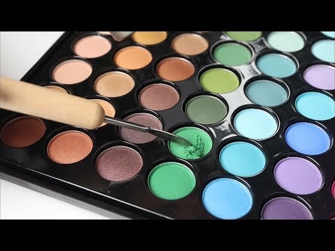ASMR Destroying Cosmetics (Shadow Palette)🎨 88가지 색상 섀도우 부수는 대환장 파티🎉