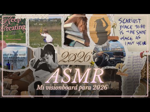 ASMR ✧ ¿Me acompañas a crear mi visionboard para 2026? ✨