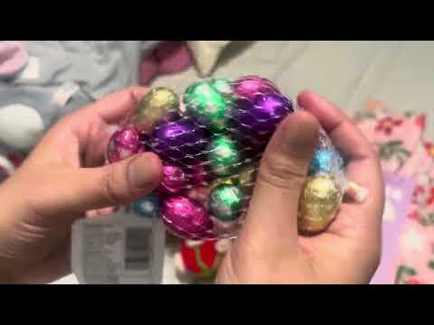 ASMR Easter Triggers No Talking W/ asmr crinkle sounds it’s a Holiday video. 