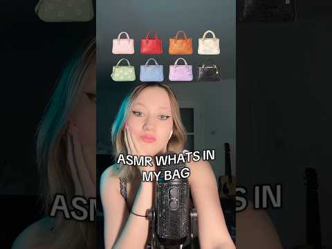 ASMR WHATS in my bag? #asmr #tingles #mouthwhisper #fabricscratching #roleplay