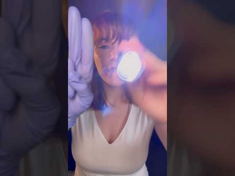 ASMR Eye Exam | fast light triggers