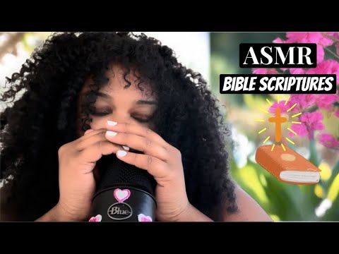 ASMR | Saying my subscribers names with Bible scriptures and personal attention ✝️✨