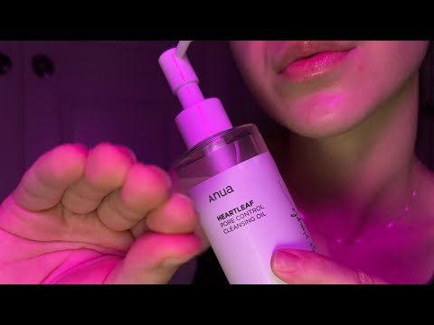 [ASMR - Whisper] Spa day - oil cleansing 🧖‍♀️