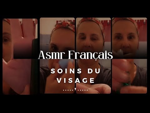 Asmr Français Je me fais un soin du visage, avec ma routine du soir.