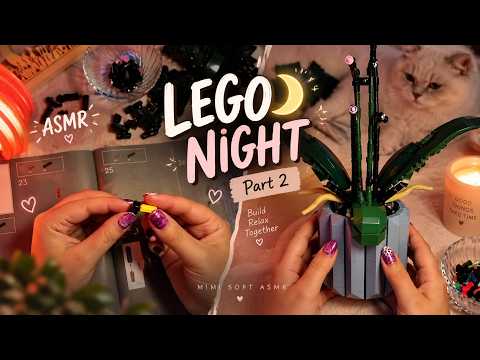ASMR ❤️ LEGO yaparken bana eşlik et 🧱 lego sounds and triggers | Türkçe fısıltı asmr
