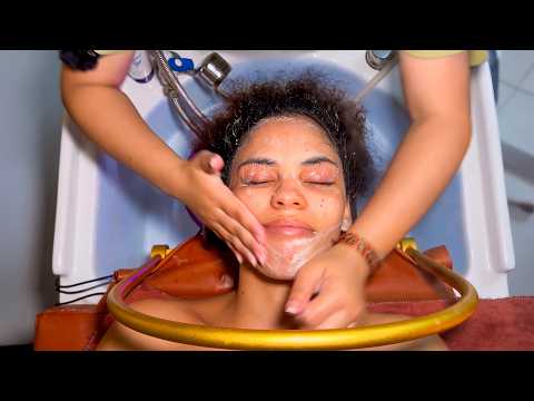 ASMR: This was So Relaxing! 😴 Vietnamese Head Water Massage for Deep Sleep