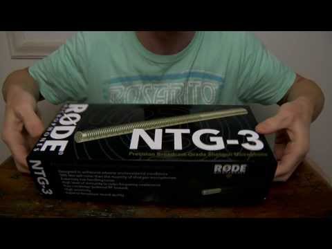 Un-Boxing Rode NTG-3 Shotgun Microphone