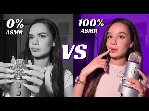 0% ASMR vs 100% ASMR: The Ultimate Tingle Test! (kisses, hand movements, measurements, visuals)