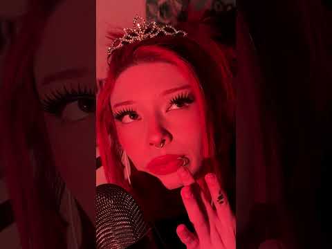 spit painting wet mouthsounds ASMR SHORT video! #spitpainting #egirl #gamergirl
