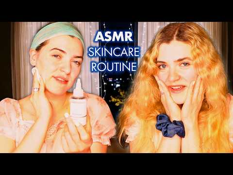 ASMR Night Skincare Routine for Sleep | Relaxing Self Care & Gentle Sounds