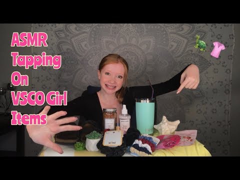 ASMR~ Tapping On VSCO Girl Items | TONS OF TINGLES...