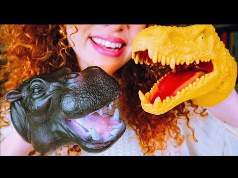 ASMR DINO E HIPOPÓTAMO | MANNU ASMR