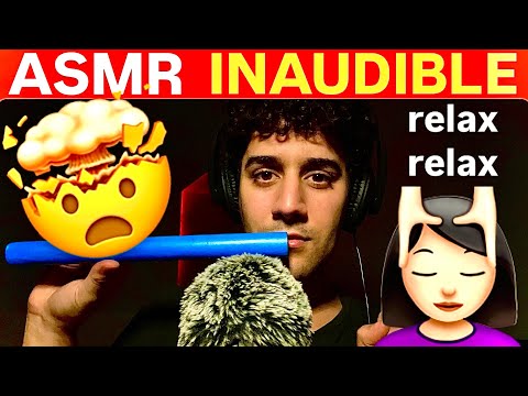 ASMR inaudible con ⚠️mouth sounds⚠️ #asmr