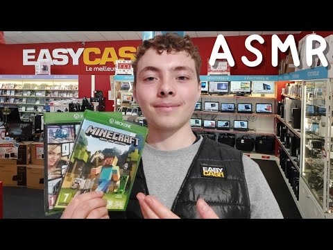 ASMR FR: Roleplay💰Acheteur chez EasyCash💰(je rachète tes jeux vidéos)