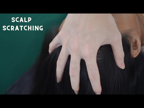 ASMR Head Massage, Hair Parting, Hair Brushing, Hair Cracking On Real Person For Deep Sleep