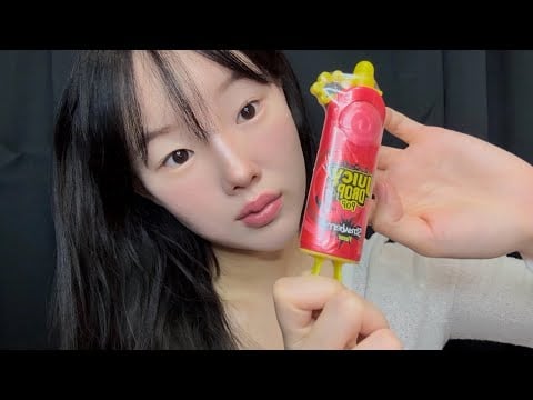 쥬시드롭팝 캔디 ASMR 🍭 | Juicy Drop Pop Sounds, Chewy Texture, No Talking, Close-Up Mic