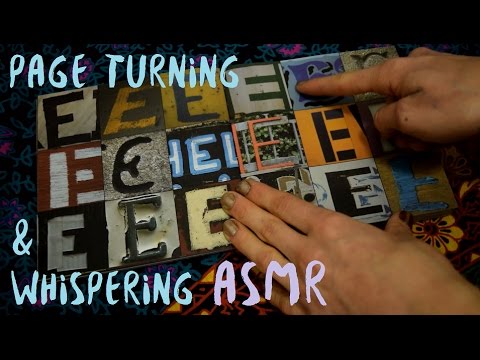 Whispering & Flipping Through A Visual Book ASMR