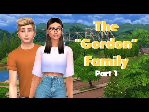 ASMR The Sims 4 Let's Play: The Gordon Family (Part 1)