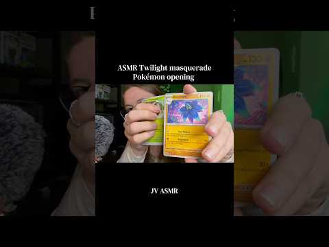 #asmr #pokemon #triggersforsleep #pokemoncards #tingles #cardopening #twilightmasquerade #relax