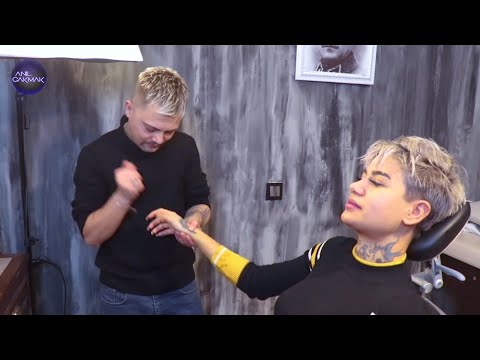 ASMR Female Massage & Beauty Treatment In Real Barber Shop | FEEL AND HEAL IT