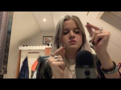 hand movements and ring sounds + rambles!! [asmr]