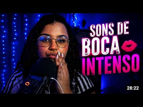 ASMR SONS DE BOCA DELICADO COM BEIJINHO com sons de Chuva