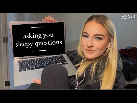 ASMR | asking you sleepy questions (w typing sounds)