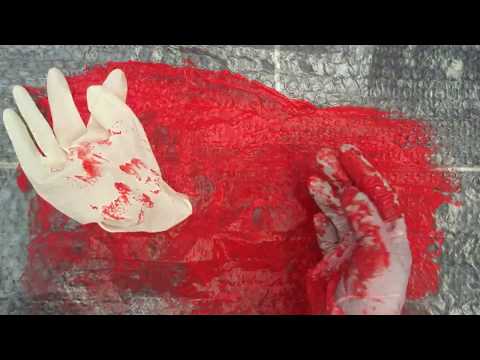 LATEX and VINYL  GLOVES🐞🐞 LAYERING💬 Buble wrap & Chewing GUM [[ASMR]]