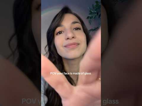 ASMR tapping on your glass face 🧐🫵