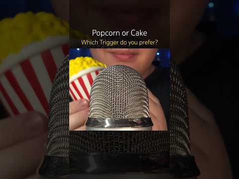 Popcorn or Cake?! 🍰 #asmr