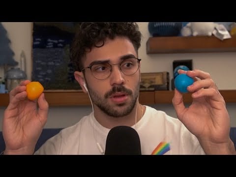 ASMR Playing With My Sticky Balls PT.2