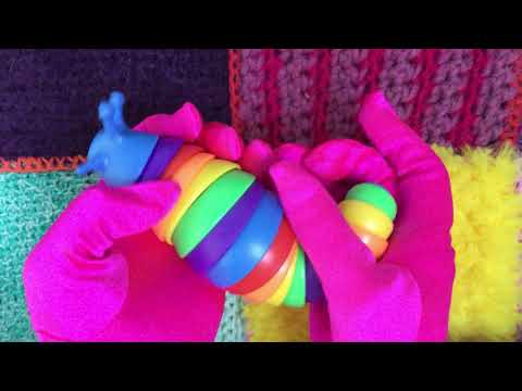 SATIN OPERA GLOVES 💙💛💜 PLAYFUL   [[ASMR]]