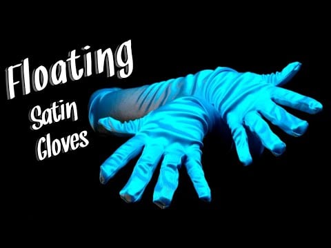 Unboxing NEW Light Blue Satin Gloves ASMR 💙 Soft Spoken 🤫 Fast to Slow Hand Movements 💖