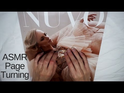 ASMR Magazine Flip Through [Page Turning and Whispered Reading]