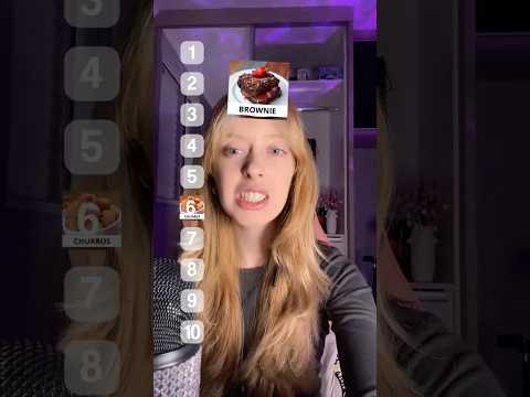 Ranking de doces favoritos #asmr #shortsvideo #asmrshorts