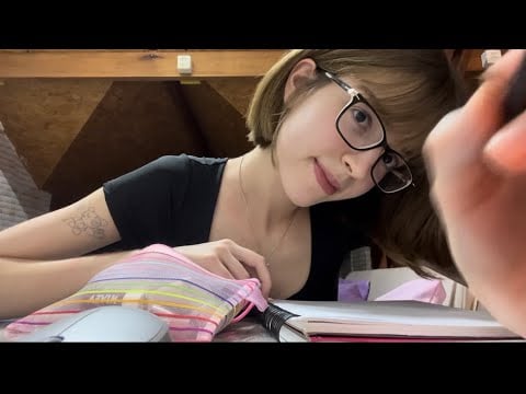 ASMR Doing your Makeuppp No Talking + Layered Sounds