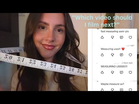 ASMR- Fast measuring you with upclose inaudible whispers 🐉🌟