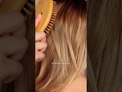 Relaxing hair brushing and rain sounds for anxiety #asmr