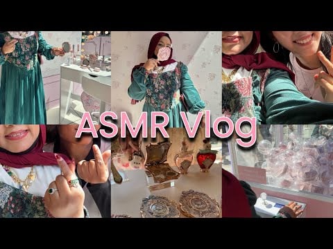 ASMR - First Time Attended @flowerknows Makeup 💄 Brand event (Vlog) 🌸✨