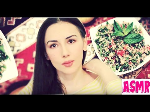 ASMR Cooking Show ☼ Making Tabouleh ☼ Eastern Vegan Salad Recipe