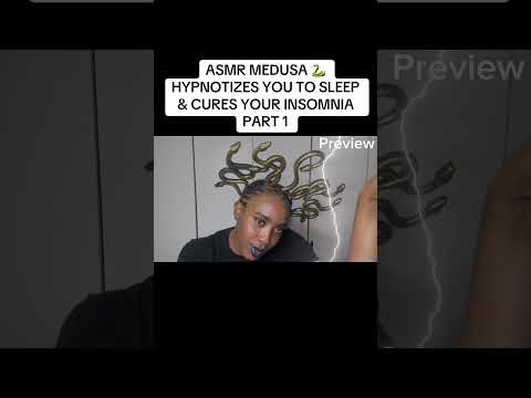 Medusa hypnotized inspired ASMR ,Asian Therapeutic body massage  #relax #scalpmassage #asmrroleplay