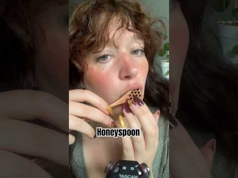 Honeyspoon mouth sounds asmr #asmr #mouthsounds #eatingsounds #eatingasmr