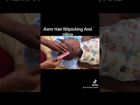Asmr Dandruff Scratch, Oiling and Soft Sound For Those Who Want To Sleep #asmrsounds #asmr