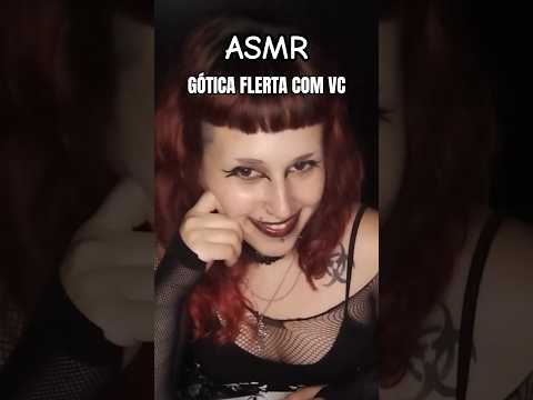 GAROTA GÓTICA FLERTA COM VOCÊ NA ESCOLA! 🖤 #asmr #asmrsounds