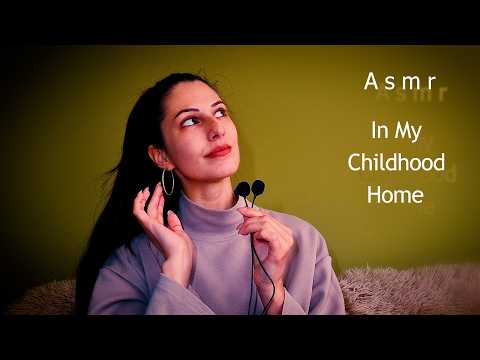 АСМР в дома от моето детство ⋆˙⟡ Art Tracing, Tapping, Close Whisper In My Childhoom Home ASMR ♡