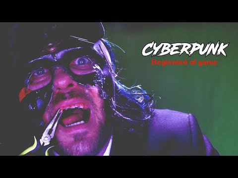Cuberpunk 2077 Beginning of game. ASMR Action