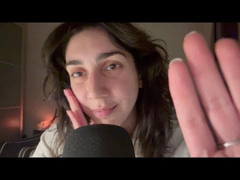 ASMR Dolci carezze sul tuo e il mio viso (tracing, hand movement, mouths sounds)