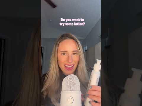 Do you want to share some lotion? #asmr #tinglesensation #asmrcommunity #satisfying #asmrsatisfying